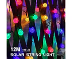 Advwin 12M 8 Modes Solar Christmas Lights LED Xmas Fairy Spherical String Lights(100LED, Multicolor)