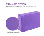 2 / 4 Pcs Yoga Block Brick Foaming Home Exercise Practice Fitness Gym Sport Tool