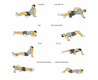 Foam Roller Yoga Grid Trigger Point Massage Pilates Physio Gym Home Exercise EVA