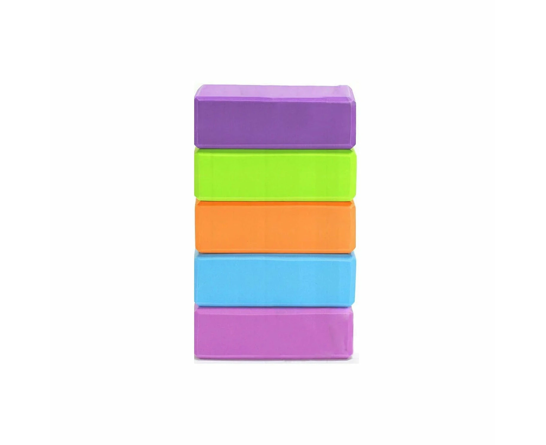 2 / 4 Pcs Yoga Block Brick Foaming Home Exercise Practice Fitness Gym Sport Tool