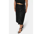 PINK DUSK Women's Fire & Desire Sequin Skirt