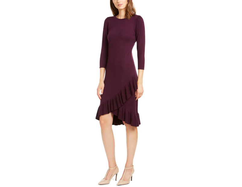 Calvin Klein Women's Dresses Sweaterdress - Color: Aubergine |  .au