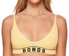 Bonds Women's Retro Rib Triangle Crop - Goldie
