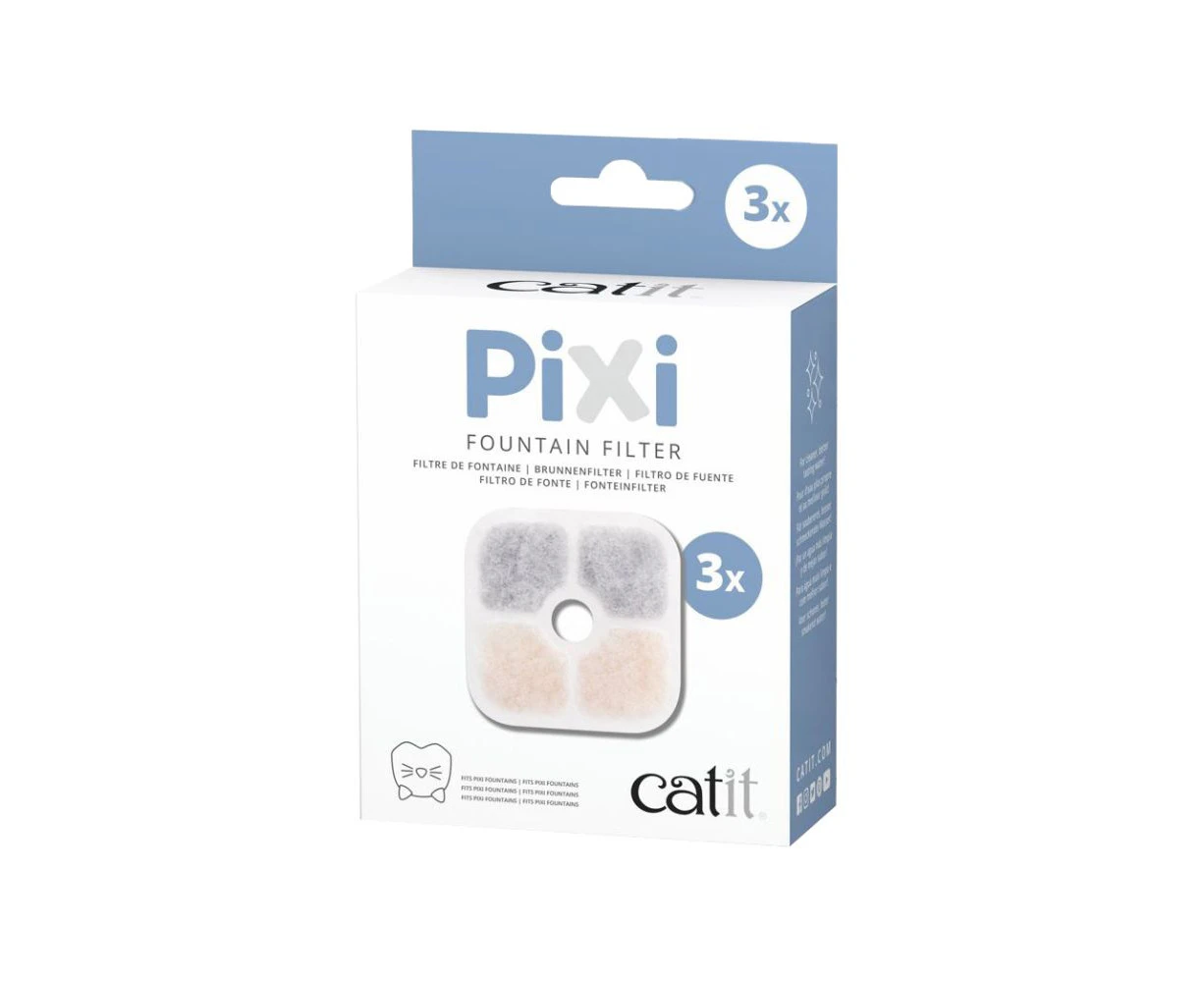 Catit Pixi Cat Fountain Filter Cartridge 3 Pack