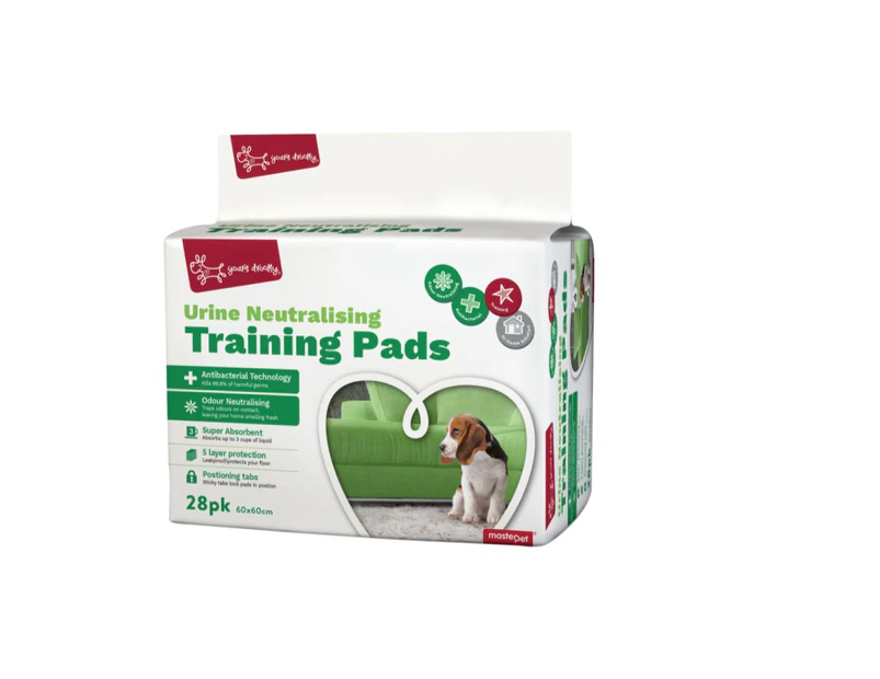 Yours Droolly Urine Neutralising Dog Training Pads 28 Pack
