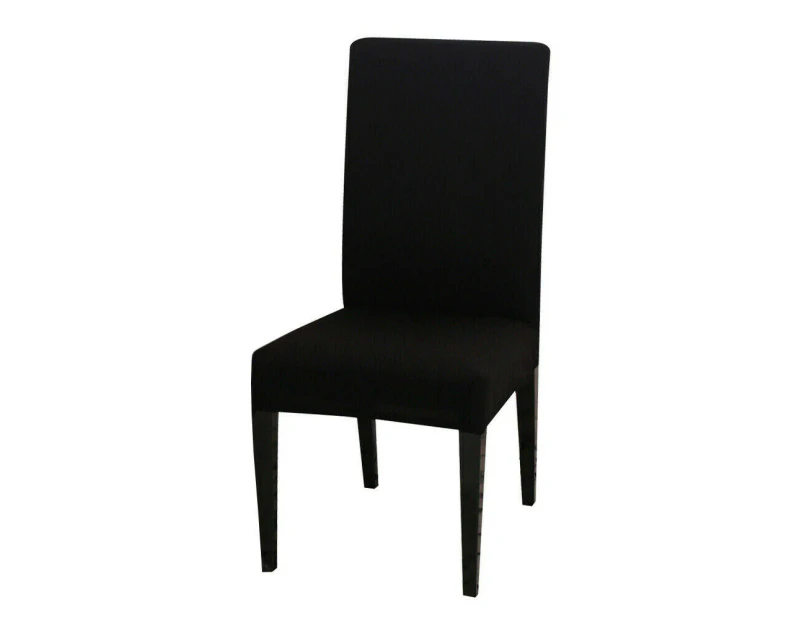 Dining Chair Cover Set Multi-colour - Black-8PCS