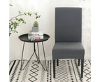 Dining Chair Cover Set Multi-colour - Black-8PCS