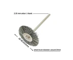 10PC Stainless Steel Wire Brush Set Dremel Tool rotary die grinder removal wheel