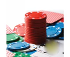 120PCE Poker Chips Tokens Set Lightweight Smooth Game Night Fun Competition