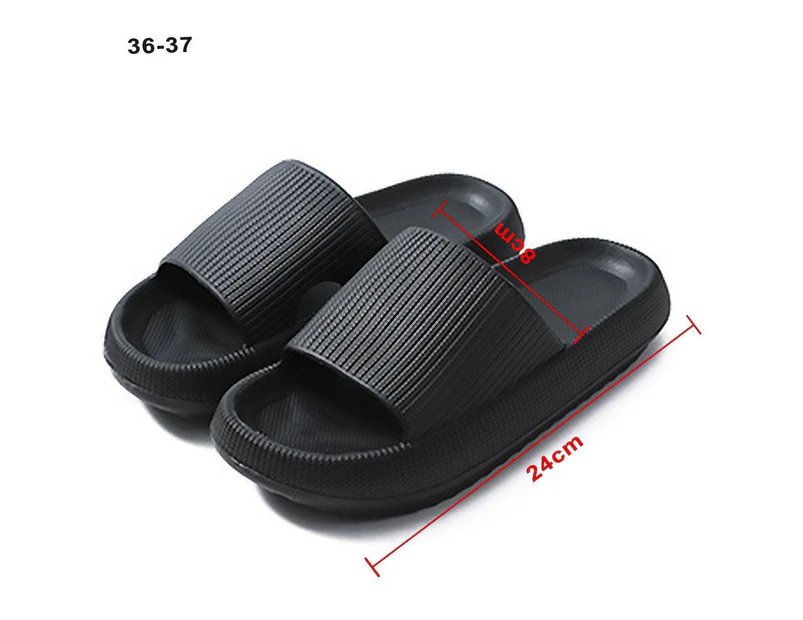 Technology-Super Soft Home Slippers Black