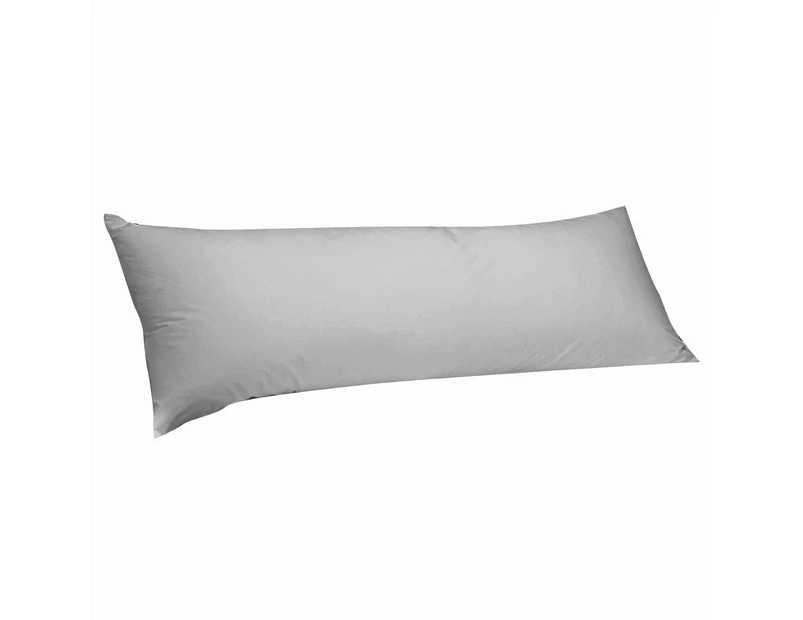 280TC Multicolor Luxury Body Full Long Pillow Case Slip Cotton Blend 150x48 cm - Grey