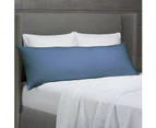 280TC Multicolor Luxury Body Full Long Pillow Case Slip Cotton Blend 150x48 cm - Grey