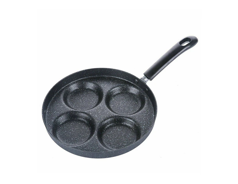 4 Holes Frying Pan Non Stick Skillet Eggs Pancake Steak Pan Kitchen Cookware