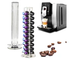 40 Coffee Pod For Nespresso Capsule Holder Dispenser Storage Stand Rack