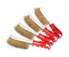 3x Heavy Duty Hand Wire Brush Bristles Rust Paint Removal Tool