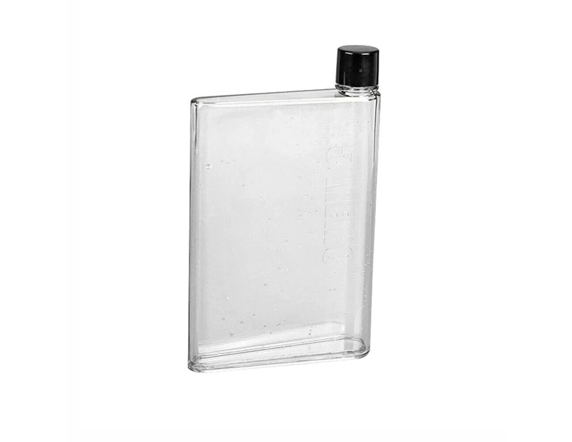 420ml Memobottle Kettle A5 Water Bottle Portable Flat Book Paper Drinks Cup Pad - White