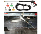 4000PSI High Pressure Washer Spray Gun Wand Lance Kit Car Water Cleaner +8m Hose