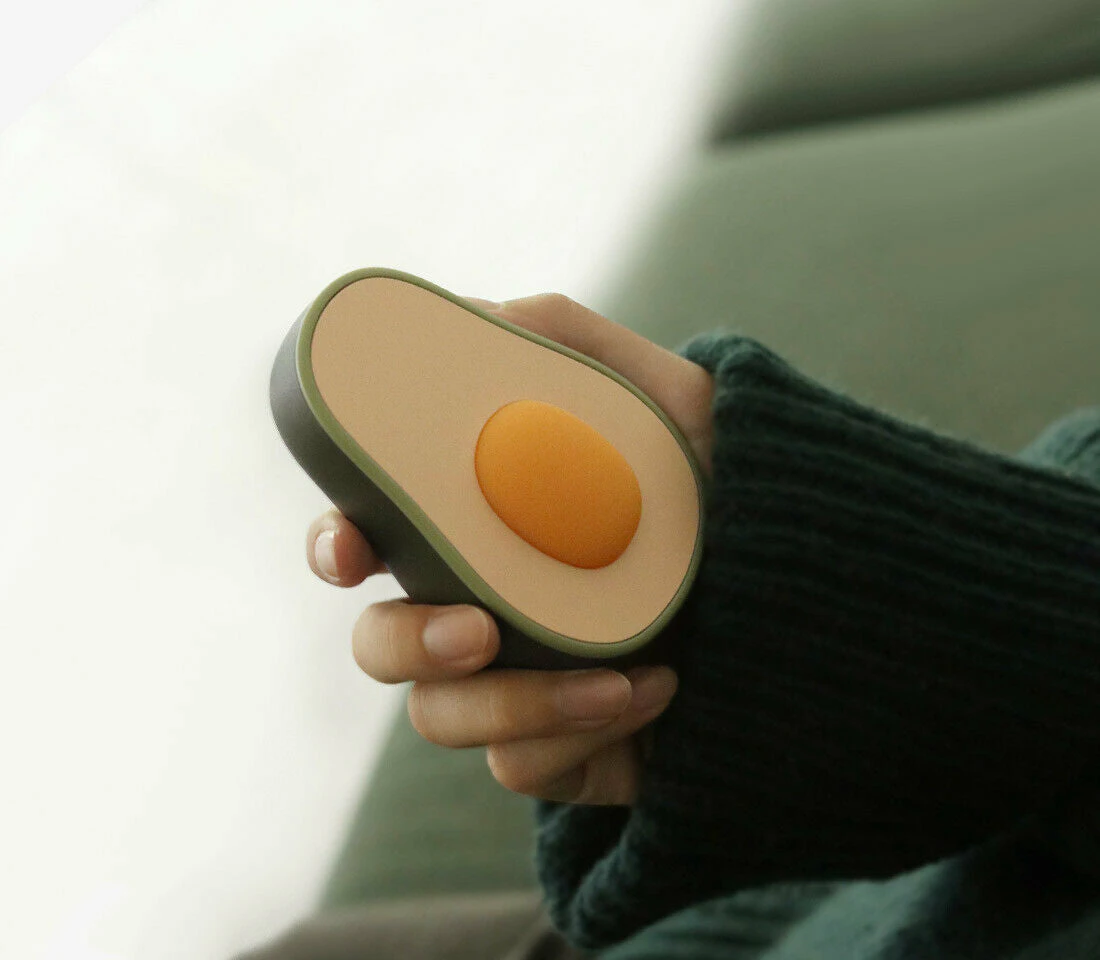 Avocado Design Electric Rechargeable Hand Warmer For Gift