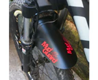 Cycling Mountain Bike Bicycle Front Rear Fender Mudguard Mud Guard Set - Black