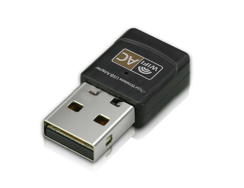 Dual Band 600Mbps USB WiFi Wireless Dongle AC600 Lan Network Adapter 2.4GHz 5GHz