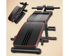 Foldable Adjustable Sit Up Abdominal Bench Ab Exercise Fitness Press Weight Gym