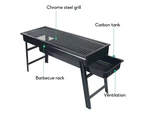 Foldable Charcoal BBQ Grill Portable Outdoor Barbecue Camping Hibachi Picnic 3-5
