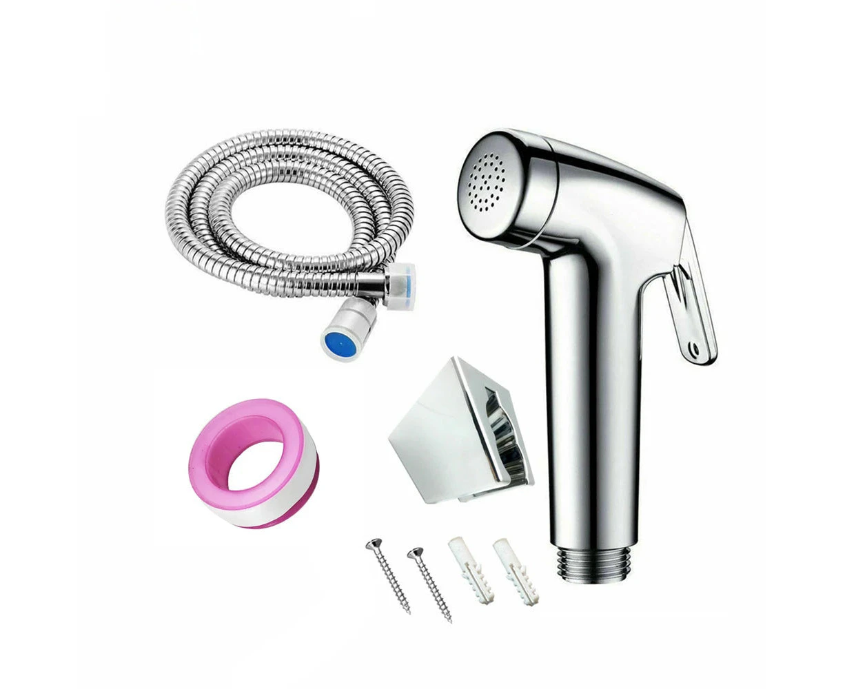 Hand Sprayer Kit Bidet Douche Toilet Spray Shattaf Shower Head Hose Diverter