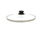 Fry Pan Pot Wok Cover Replacement Tempered Standard Round Glass Lid 16cm - 36cm