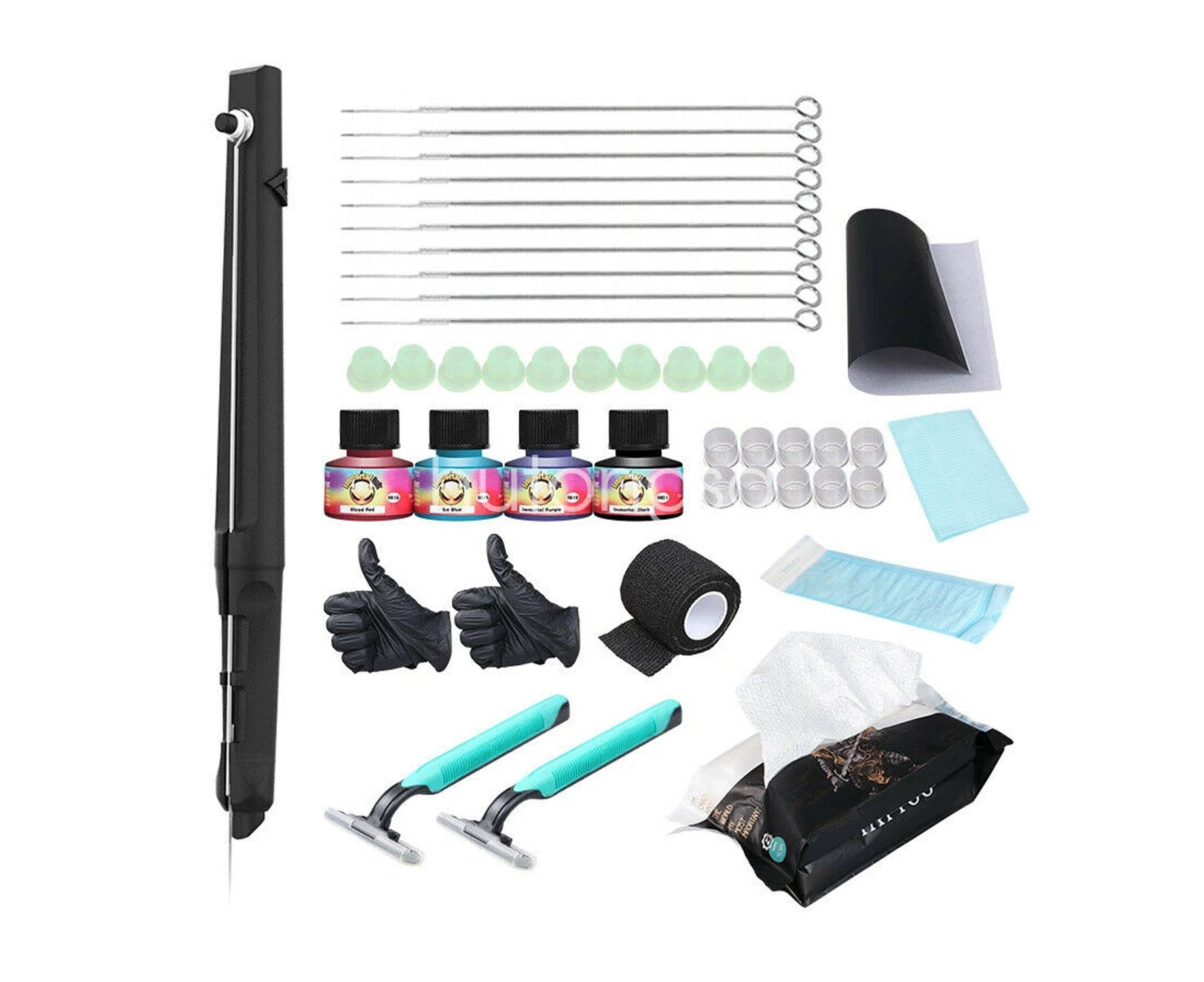 HASTHIP Hand Poke a Stick Tattoo Kit DIY Tattoo Tool Kit Kit with 5 Tattoo  Ink 20 Fine Permanent Tattoo Kit Price in India  Buy HASTHIP Hand Poke a  Stick Tattoo