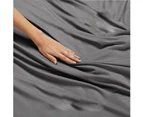 Grey Luxury 1000TC Egyptian Cotton Deep Fitted Sheet S/K Single/D/Queen/K/S King Bed