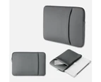 Grey Laptop MacBook NoteBook Sleeve Bag Travel Carry Case Cover 13 14 15 16 Inch