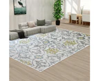 Grey Creamy Color Pattern Floor Area Abstract Rug Modern Large Carpet