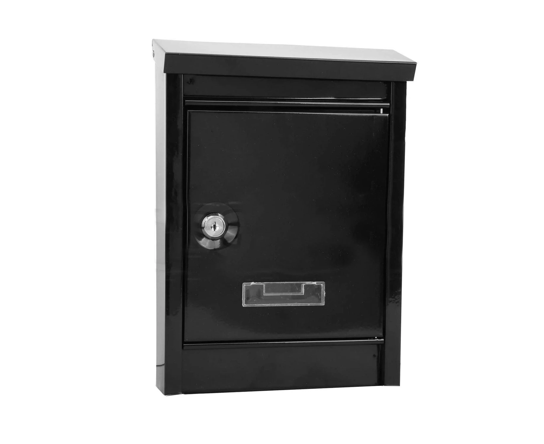 Mailbox Wall Mount Post Letterbox Letter Mail Box Junk Mail Lockable - White