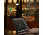 Mini LED Reading Light USB Clip Table Flexible Rechargeable Bedside Lamp