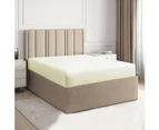 Light Cream Luxury 1000TC Egyptian Cotton Deep Fitted Sheet S/K Single/D/Queen/K/S King Bed