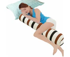 Luxury long Body Hug Pillow Bedding Bed Sofa Pregnancy Bolster Nursing - Strip Hug Pillow