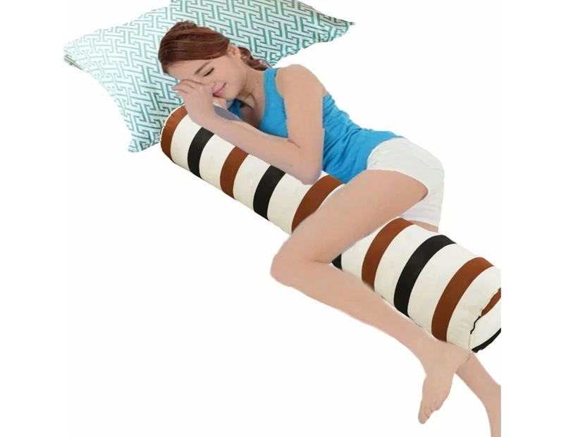 Luxury long Body Hug Pillow Bedding Bed Sofa Pregnancy Bolster Nursing - Strip Hug Pillow