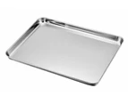 Stainless Steel Baking Tray Oven Pan with Cooling Rack Oven Tray Rack 40x30x2.5cm