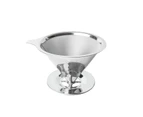 Stainless Steel Pour Over Mesh Reusable Coffee Tea Dripper Cup Filter Holder