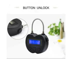 USB Electric Timer Timing Time Out Padlock Lock for Release Couples Adult Games - White