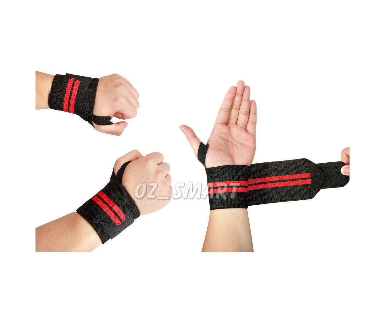 Weight Lifting Gym Muscle Training Wrist Support Straps Wraps