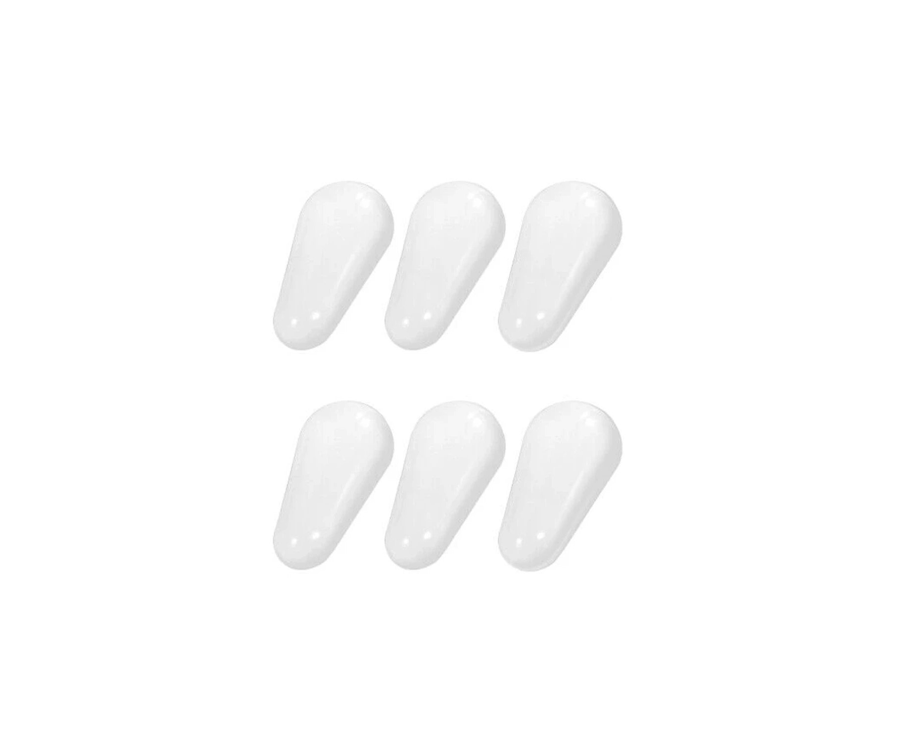 12 Pairs Glasses Nose Pads Non-slip Half Moon Hollow Solid Color Stylish  Daily Using Long Lasting Silicone Eyeglass Nose Pad for Office 