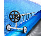 Aquabuddy Pool Cover 500 Micron 7x4m Silver Swimming Pool Solar Blanket 4m Roller