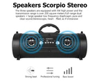 Portable Wireless Bluetooth Speakers Stereo Bass Outdoor Subwoofer - Camouflage