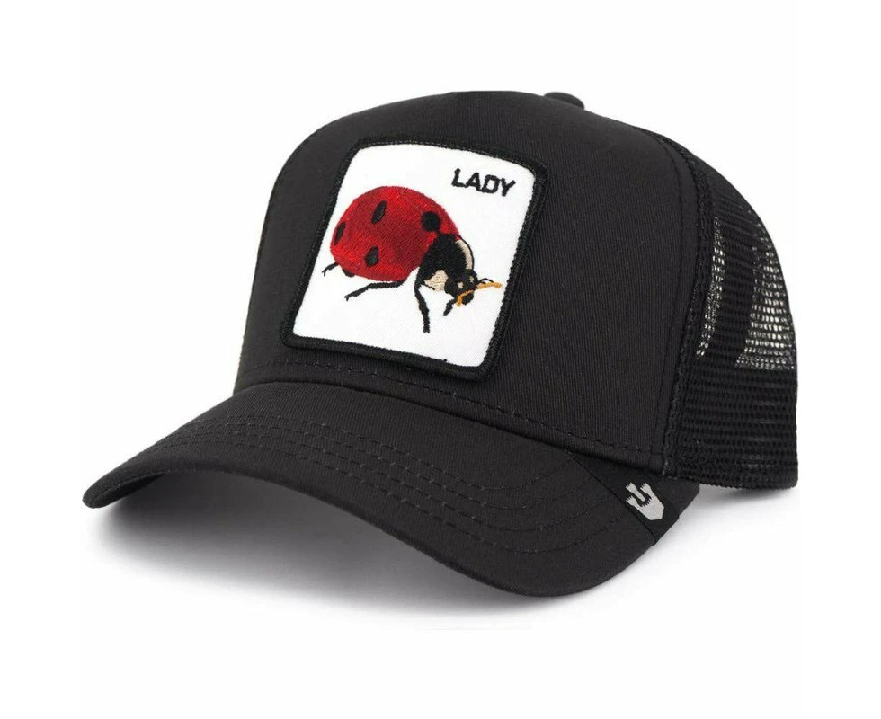 Goorin Brothers Baseball Trucker Cap Hat Snapback Adjustable Animal Series - The Lady Bug