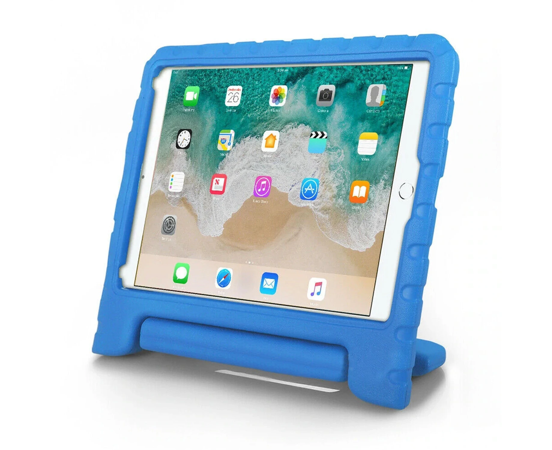 Blue Kids Heavy Duty Shock Proof Case Cover for iPad 9 8 7 6 5 Gen Mini Air 1 2 3