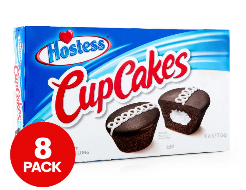Hostess Chocolate Cupcake 360g 8pk