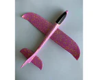 AirPlane Toys Large Foam Hand Throw Plane Glider Kids Outdoor Toy Aeroplane - Purple
