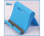 Universal Desk Stand Mobile Phone Stand Holder For Tablet iPad iPhone Samsung - Blue