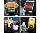 Adjustable 2in1 Car Seat Cup Holder Water Bottle Drink Coffee Cleanse Storage